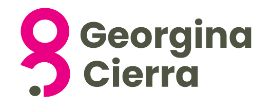 Logo icon and name Georgina Cierra