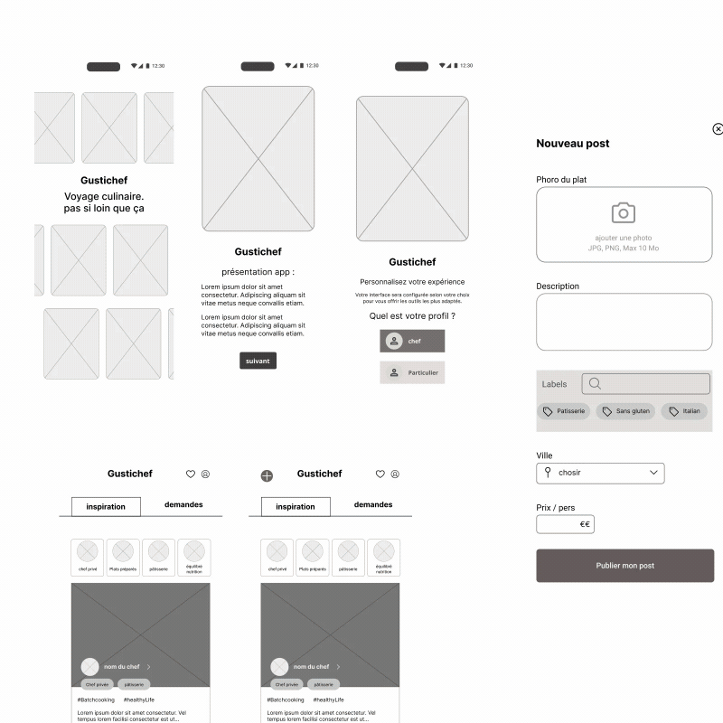 Démonstration UX/UI